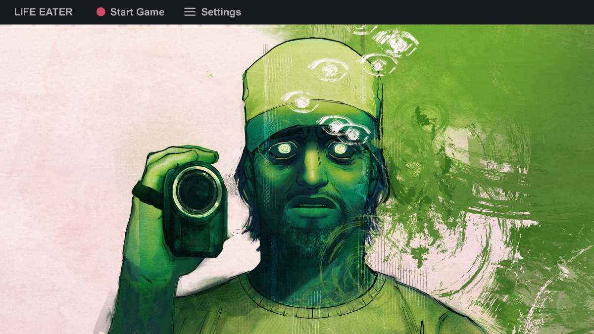 Alternative main menu mockup