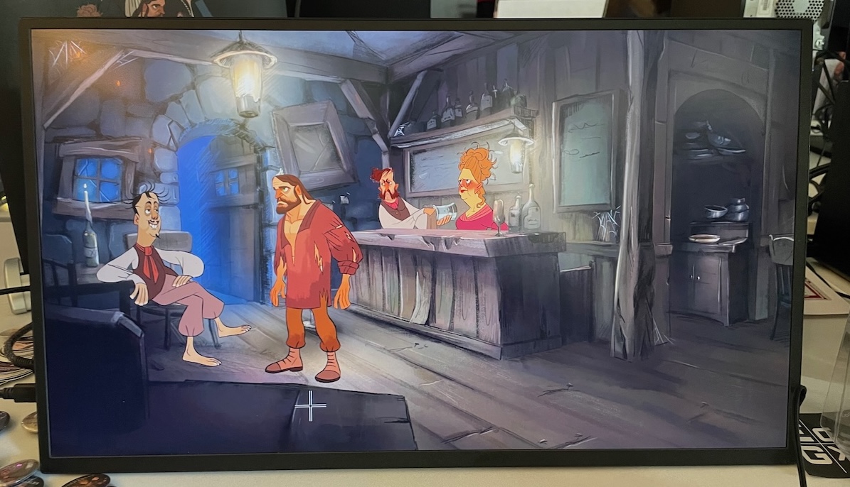 Less Miserables on a desktop